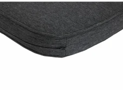 Wickerkussen Jono 46x49cm - polyestervezel - antraciet