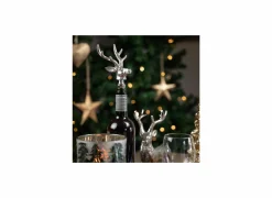 Mars & More Wijnstop Kariboe H17cm - aluminium - zilver