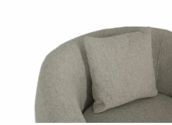 Zetel Aegea 1-zit - stof - lichtgrijs