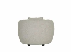 Zetel Aegea 1-zit - stof - lichtgrijs