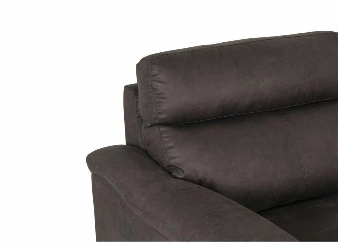 Zetel Angele 2,5+2-zit - stof - bruingrijs