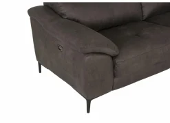 Zetel Angele 2,5+2-zit - stof - bruingrijs met relax