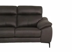 Zetel Angele 2,5+2-zit - stof - bruingrijs met relax