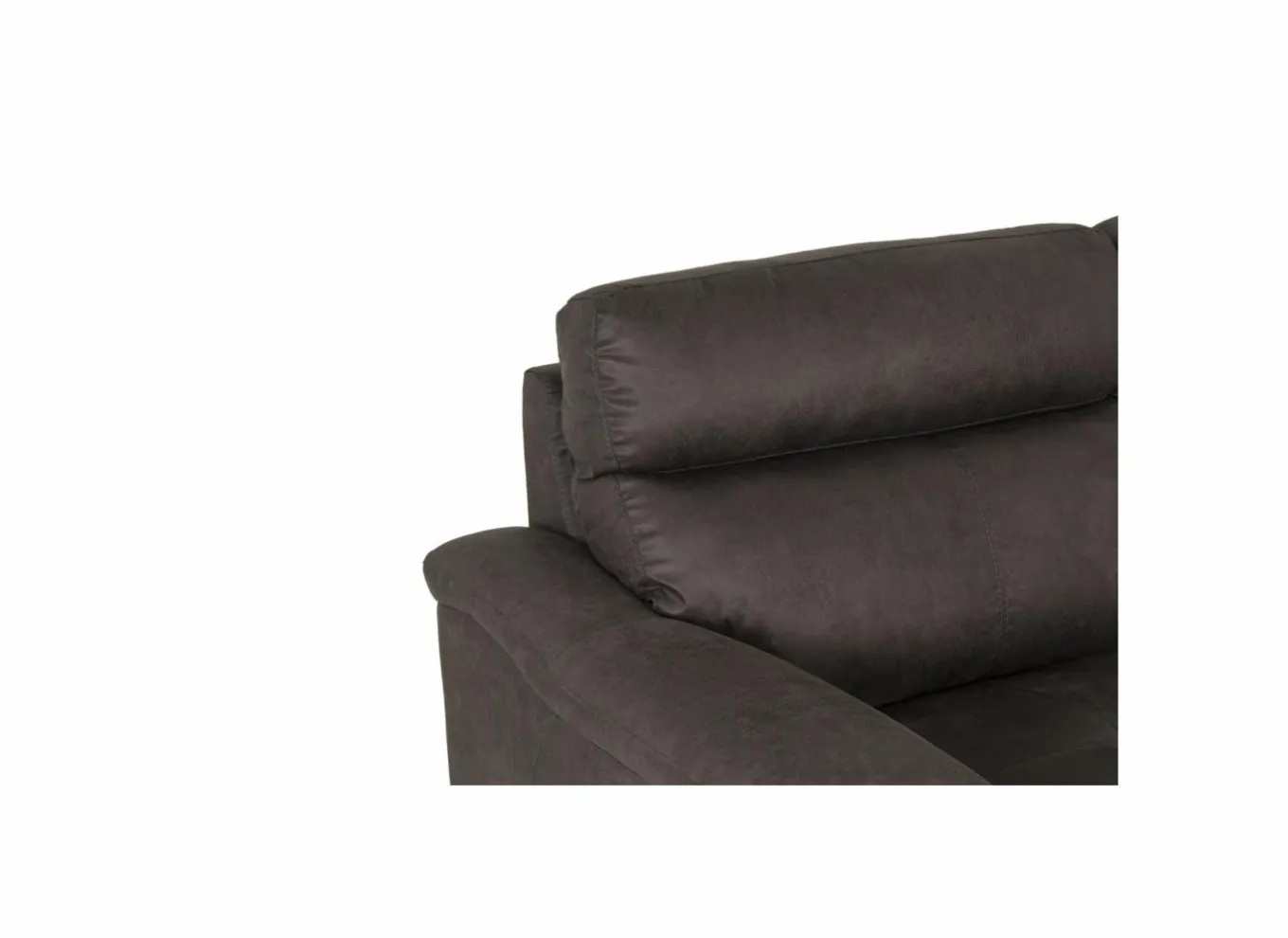 Zetel Angele 2-zit - stof - bruingrijs