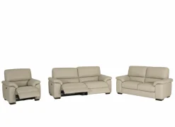 Zetel Aventi 2,5+2+1-zit - leder - grijs met relax