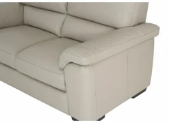 Zetel Aventi 2,5+2-zit - leder - grijs met relax