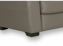 Zetel Barbiero  3-zit - leder - elephant taupe