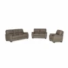 Zetel Barbiero 3+2+1-zit - leder - elephant taupe