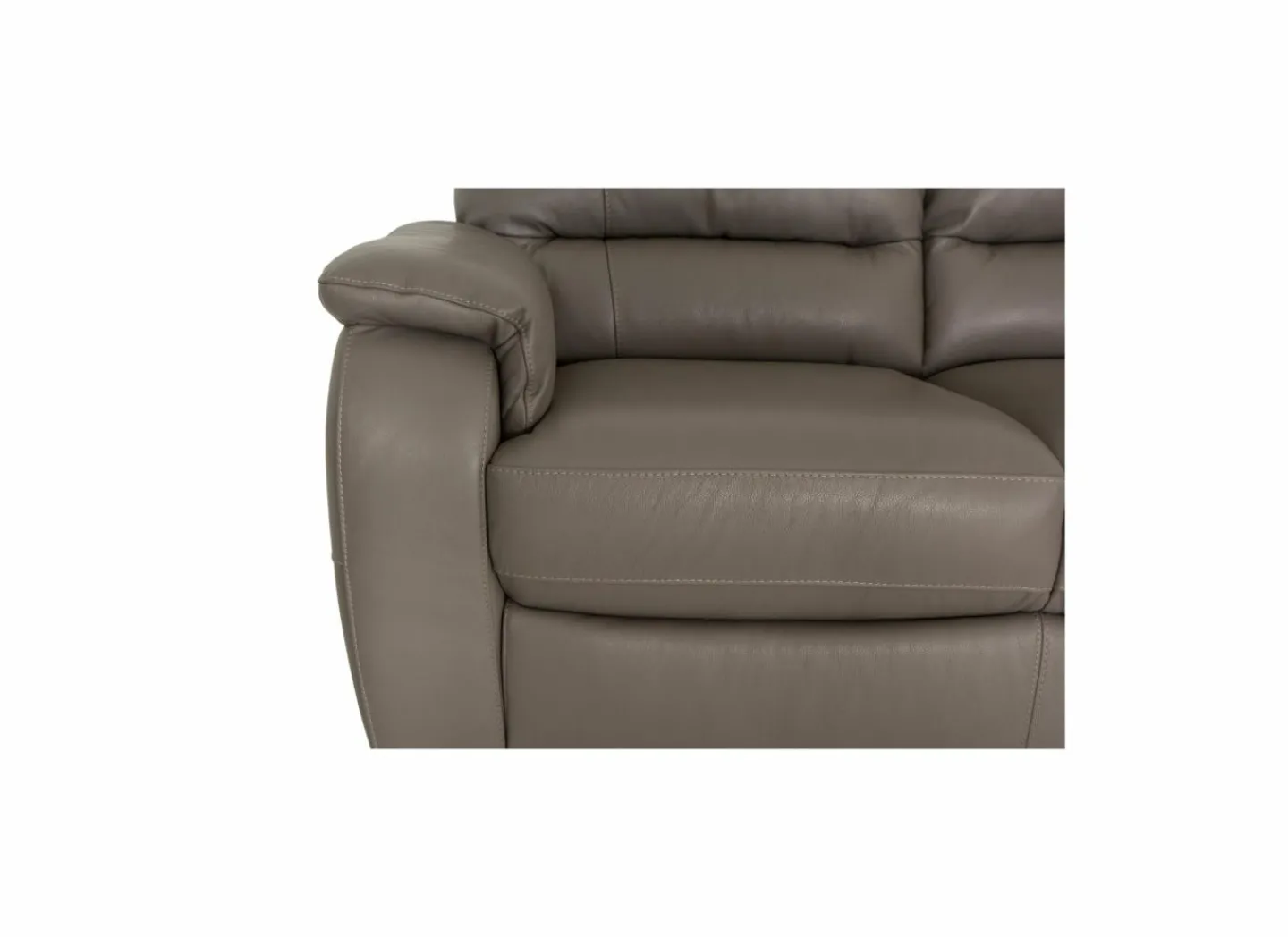 Zetel Barbiero 3+2+1-zit - leder - elephant taupe