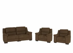 Zetel Berry 3+1+1-zit - stof - cognac