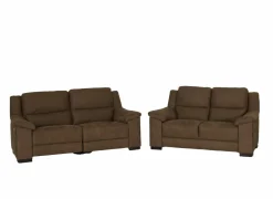 Zetel Berry 3+2-zit - stof - cognac met relax