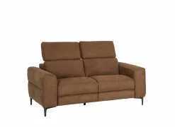 Zetel Blake 2-zit - stof - cognac met manueel verstelbare hoofdsteunen