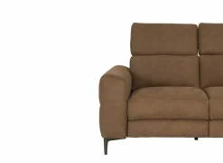 Zetel Blake 3-zit - stof - cognac met manueel verstelbare hoofdsteunen