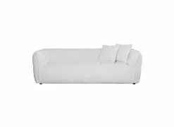 Zetel Bowie 3-zit - stof - grijs & wit