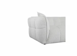 Zetel Bowie 3-zit - stof - grijs & wit