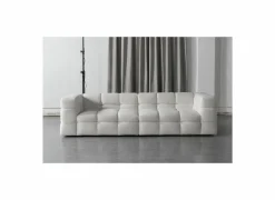 Zetel Bubble 4-zit - stof - wit