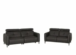 Zetel Dervaux 3+2-zit - stof - antraciet