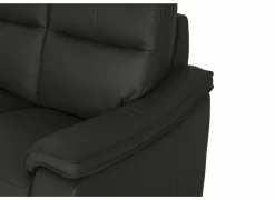 Zetel Final 2,5+2-zit - leder - shalegrey met relax