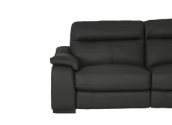 Zetel Final 2,5+2-zit - leder - shalegrey met relax