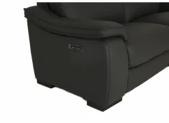 Zetel Final 2,5+2-zit - leder - shalegrey met relax