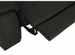 Zetel Final 2,5+2-zit - leder - shalegrey met relax