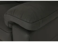 Zetel Folk 2,5+2+1-zit - leder - antraciet met relax