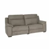 Zetel Grande 3-zit - stof - silver grey met relax