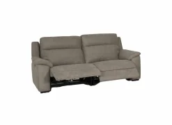 Zetel Grande 3-zit - stof - silver grey met relax