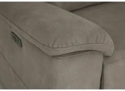 Zetel Grande 3-zit - stof - silver grey met relax