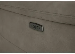 Zetel Grande 3-zit - stof - silver grey met relax