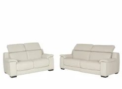 Zetel Grass 2,5+2-zit - leder - frost