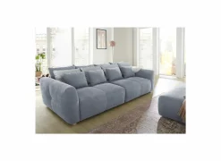 Zetel Gulliver 4-zit - stof - lichtblauw