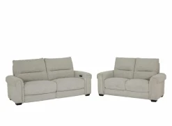 Zetel Hana 2,5+2-zit - stof - oyster