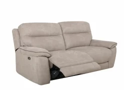 Zetel Judd 2,5-zit - stof - silver grey met relax