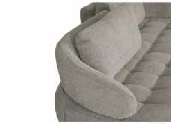 Zetel Lepanto 2,5-zit - stof - silver grey