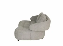 Zetel Lepanto 2,5-zit - stof - silver grey