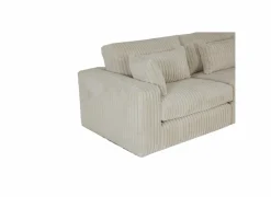 Zetel Monize 2-zit - stof - ecru