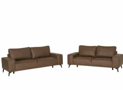Zetel Nevada 3+2,5-zit - stof - bruin