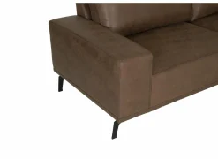Zetel Nevada 3-zit - stof - bruin