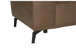 Zetel Nevada 3-zit - stof - bruin