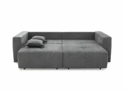 Zetel Relax Bigsofa 4-zit - stof - chenil middengrijs