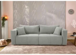 Zetel Relax Bigsofa  4-zit - stof - lichtgrijs