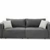 Zetel Relax Bigsofa 4-zit - stof - donkergrijs