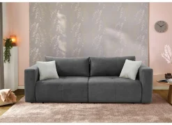 Zetel Relax Bigsofa 4-zit - stof - donkergrijs