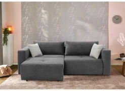 Zetel Relax Bigsofa 4-zit - stof - donkergrijs