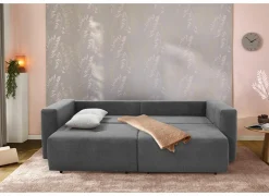 Zetel Relax Bigsofa 4-zit - stof - donkergrijs