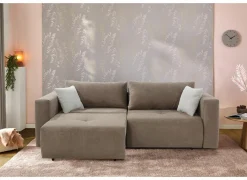 Zetel Relax Bigsofa 4-zit - stof - taupe