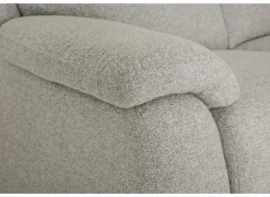 Zetel Saipan 2,5+2-zit - stof - grijs met relax