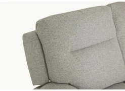 Zetel Saipan 2,5+2-zit - stof - grijs met relax