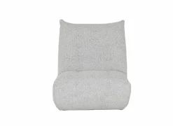 Zetel Schiva 1-zit - stof - lichtgrijs